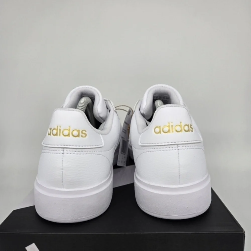 New adidas Grand Court 2.0 Cloud White Gold Metallic Women's Shoes Size 6 - Picture 5 of 8